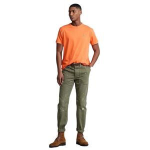 Polo Ralph Lauren Orange Blue Pony Mens Short Sleeve Crewneck T Shirt‎ Large